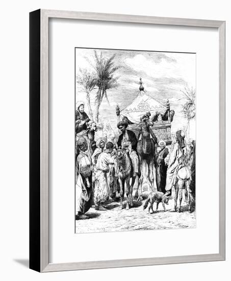 The Return of the Pilgrimage, 1881-null-Framed Giclee Print