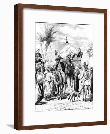 The Return of the Pilgrimage, 1881-null-Framed Giclee Print