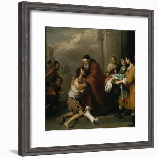 The Return of the Prodigal Son, 1667/70-Bartolomé Estéban Murillo-Framed Giclee Print