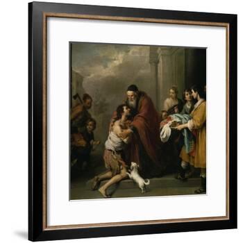 The Return of the Prodigal Son, 1667/70-Bartolomé Estéban Murillo-Framed Giclee Print