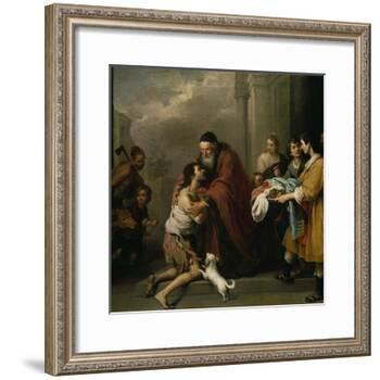 The Return of the Prodigal Son, 1667/70-Bartolomé Estéban Murillo-Framed Giclee Print