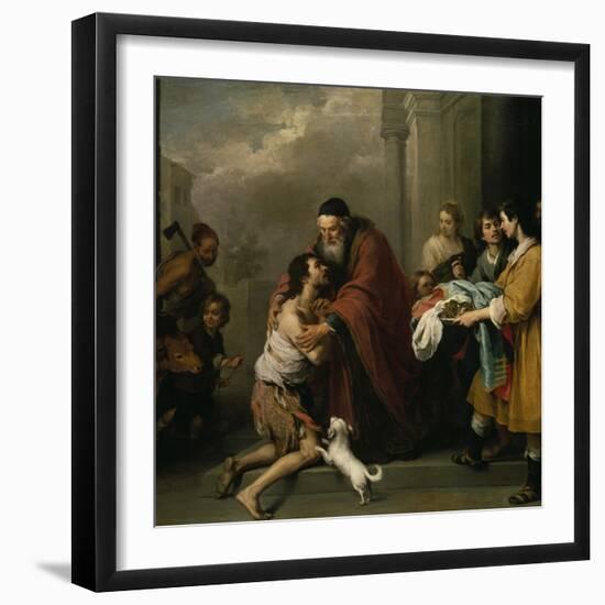 The Return of the Prodigal Son, 1667/70-Bartolomé Estéban Murillo-Framed Giclee Print