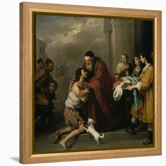 The Return of the Prodigal Son, 1667/70-Bartolomé Estéban Murillo-Framed Premier Image Canvas