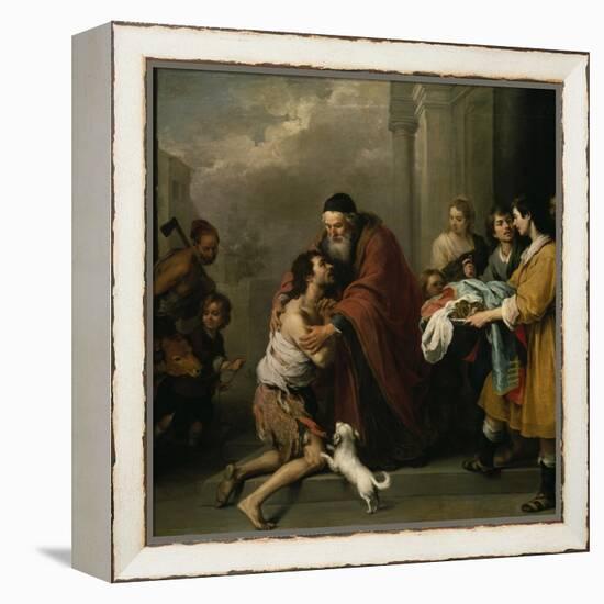 The Return of the Prodigal Son, 1667/70-Bartolomé Estéban Murillo-Framed Premier Image Canvas