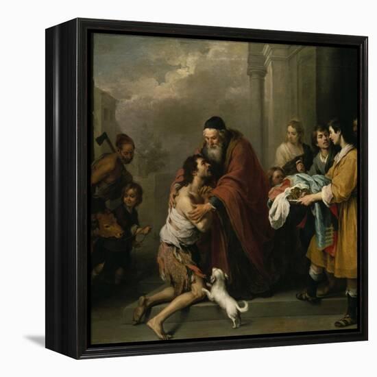 The Return of the Prodigal Son, 1667/70-Bartolomé Estéban Murillo-Framed Premier Image Canvas