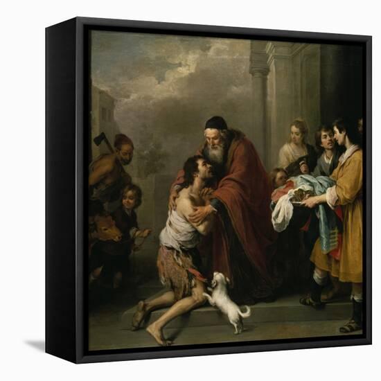 The Return of the Prodigal Son, 1667/70-Bartolomé Estéban Murillo-Framed Premier Image Canvas