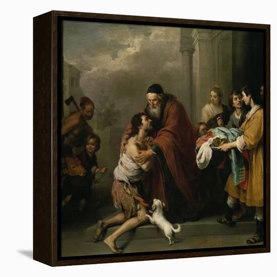 The Return of the Prodigal Son, 1667/70-Bartolomé Estéban Murillo-Framed Premier Image Canvas