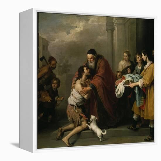 The Return of the Prodigal Son, 1667/70-Bartolomé Estéban Murillo-Framed Premier Image Canvas