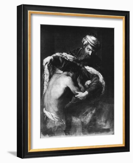 'The Return of the Prodigal Son', 1773, (1911)-Pompeo Batoni-Framed Giclee Print