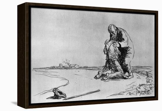 The Return of the Prodigal Son, 1925-Jean Louis Forain-Framed Premier Image Canvas