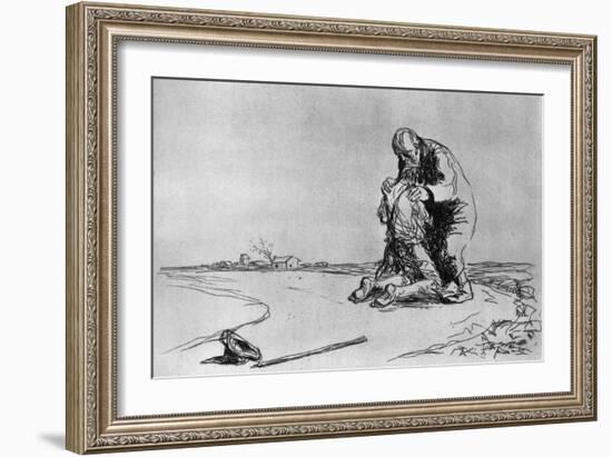 The Return of the Prodigal Son, 1925-Jean Louis Forain-Framed Giclee Print