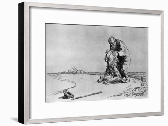 The Return of the Prodigal Son, 1925-Jean Louis Forain-Framed Giclee Print