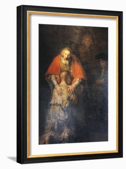 The Return of the Prodigal Son, C1665-C1669-Rembrandt van Rijn-Framed Giclee Print