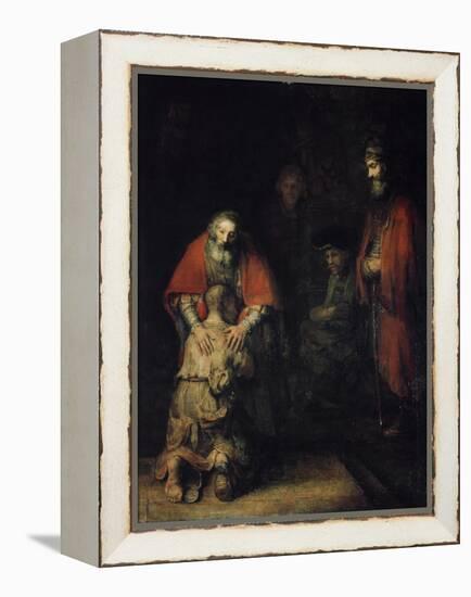 The Return of the Prodigal Son, C1668-Rembrandt van Rijn-Framed Premier Image Canvas