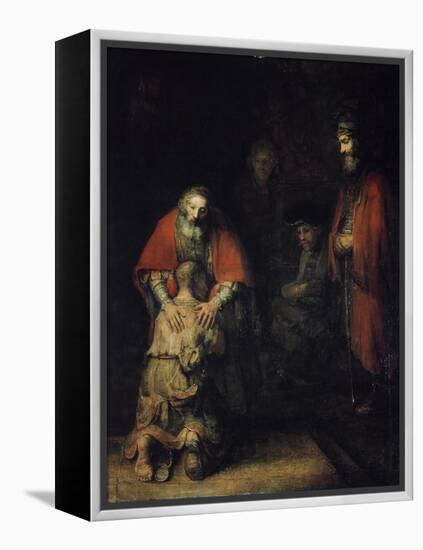 The Return of the Prodigal Son, C1668-Rembrandt van Rijn-Framed Premier Image Canvas