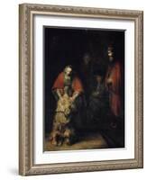 The Return of the Prodigal Son, C1668-Rembrandt van Rijn-Framed Giclee Print