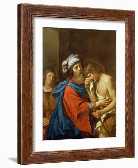 The Return of the Prodigal Son-Guercino (Giovanni Francesco Barbieri)-Framed Giclee Print