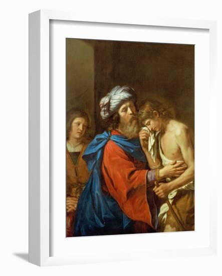 The Return of the Prodigal Son-Guercino (Giovanni Francesco Barbieri)-Framed Giclee Print