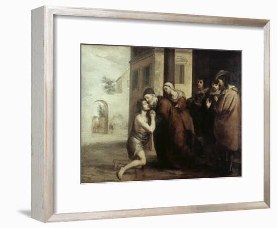 The Return of the Prodigal Son-Bartolome Esteban Murillo-Framed Giclee Print