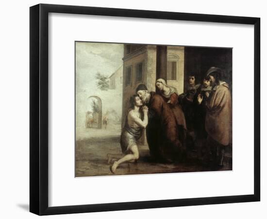 The Return of the Prodigal Son-Bartolome Esteban Murillo-Framed Giclee Print