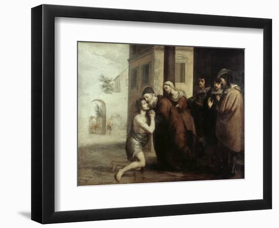 The Return of the Prodigal Son-Bartolome Esteban Murillo-Framed Giclee Print