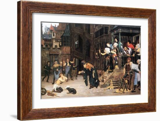 The Return of the Prodigal Son-James Tissot-Framed Art Print