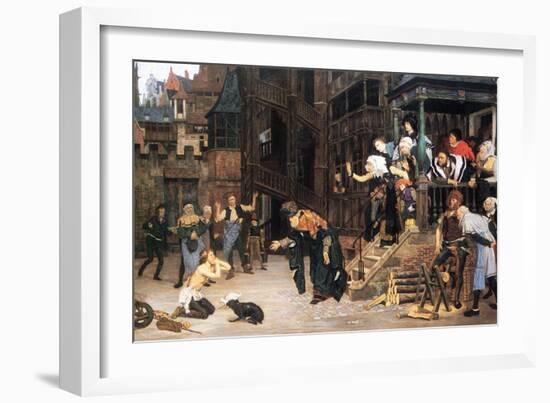 The Return of the Prodigal Son-James Tissot-Framed Art Print