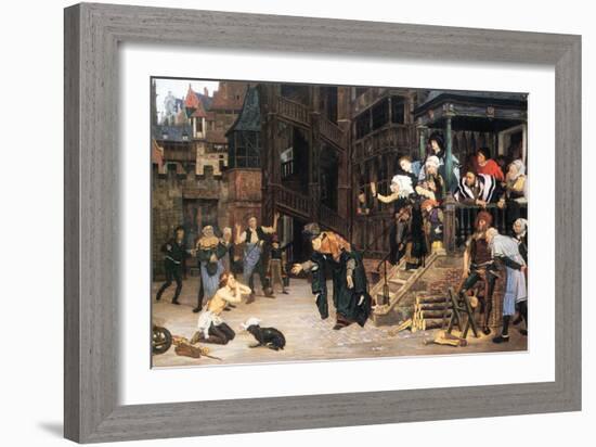 The Return of The Prodigal Son-James Tissot-Framed Art Print