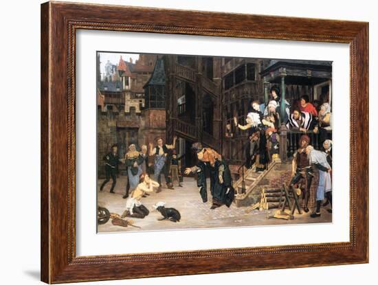 The Return of The Prodigal Son-James Tissot-Framed Art Print