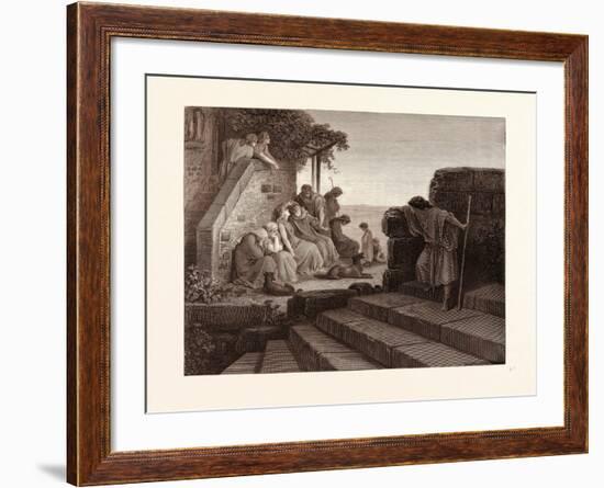 The Return of the Prodigal Son-Gustave Dore-Framed Giclee Print