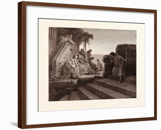 The Return of the Prodigal Son-Gustave Dore-Framed Giclee Print