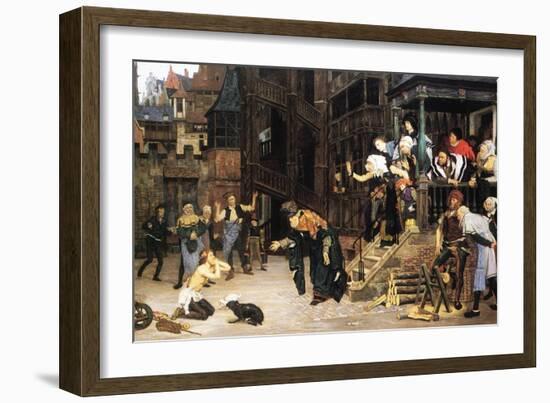 The Return of The Prodigal Son-James Tissot-Framed Art Print