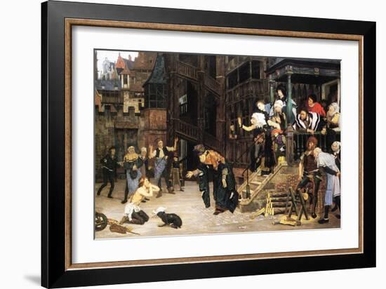 The Return of The Prodigal Son-James Tissot-Framed Art Print