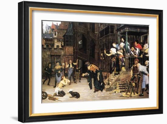 The Return of The Prodigal Son-James Tissot-Framed Art Print