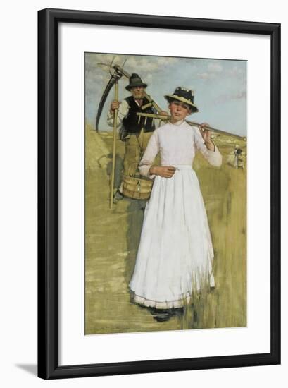 The Return of the Reapers-Henry La Thangue-Framed Giclee Print