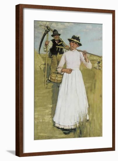 The Return of the Reapers-Henry La Thangue-Framed Giclee Print
