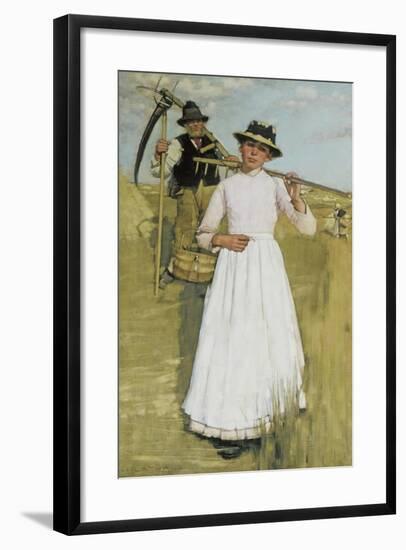 The Return of the Reapers-Henry La Thangue-Framed Giclee Print