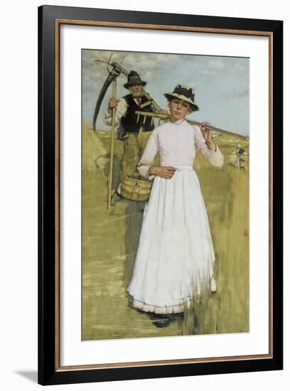 The Return of the Reapers-Henry La Thangue-Framed Giclee Print