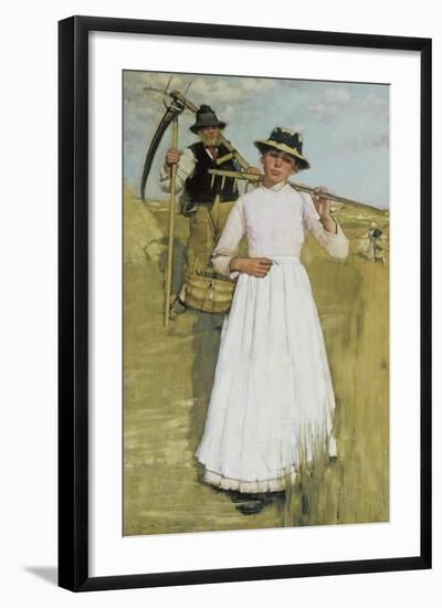 The Return of the Reapers-Henry La Thangue-Framed Giclee Print