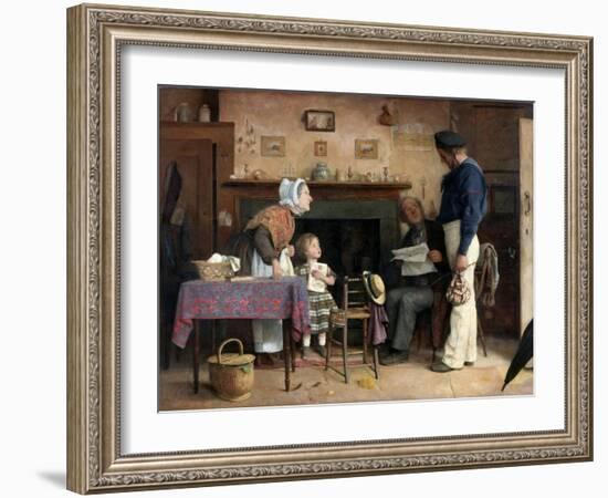 The Return of the Runaway, C.1862-Joseph Clark-Framed Premium Giclee Print