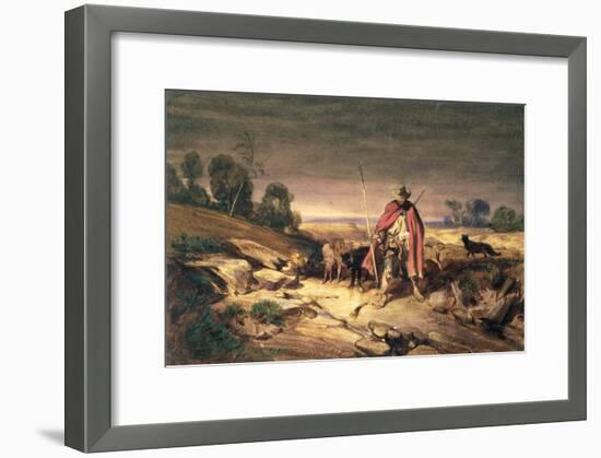 The Return of the Shepherd-Gabriel-alexandre Descamps-Framed Giclee Print