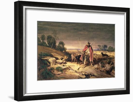 The Return of the Shepherd-Gabriel-alexandre Descamps-Framed Giclee Print
