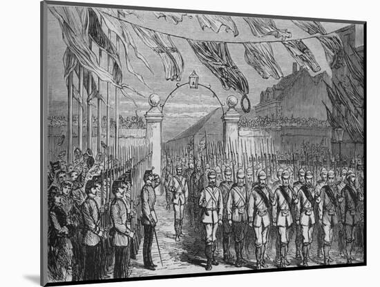 'The Return of the Troops from Ashantee', c1880-Unknown-Mounted Giclee Print