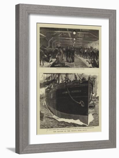 The Return of the Troops from Egypt-William Lionel Wyllie-Framed Giclee Print