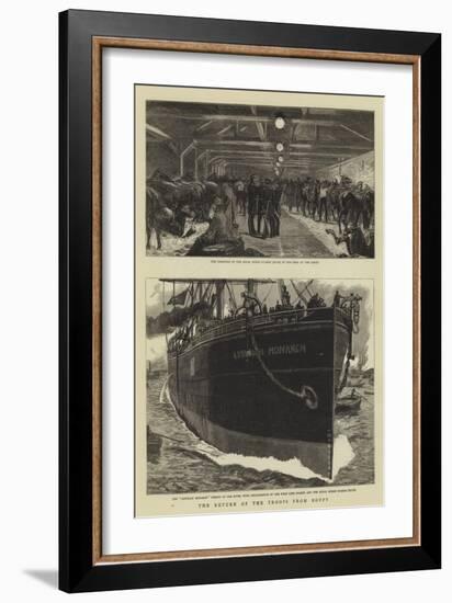 The Return of the Troops from Egypt-William Lionel Wyllie-Framed Giclee Print