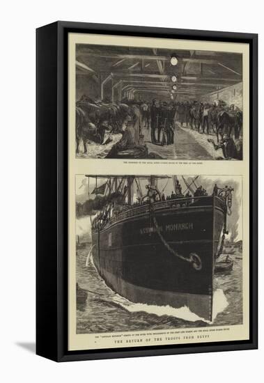 The Return of the Troops from Egypt-William Lionel Wyllie-Framed Premier Image Canvas