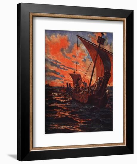 The Return of the Vikings-John Harris Valda-Framed Giclee Print