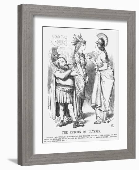 The Return of Ulysses, 1872-John Tenniel-Framed Giclee Print