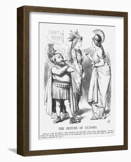 The Return of Ulysses, 1872-John Tenniel-Framed Giclee Print