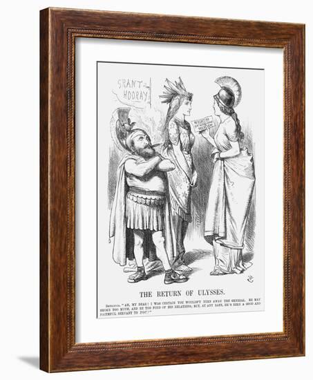 The Return of Ulysses, 1872-John Tenniel-Framed Giclee Print